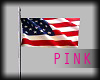 -PINK- Animated Flag USA