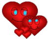 Red Hearts Gif Sticker