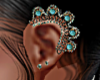 T- Luxury Earring turqu.
