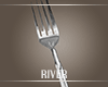R" Dinner Fork