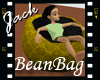 Beanbag Gold and Black 2