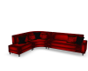 Sofa Red & Black