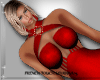 "SAV" SUSON RED DRESS