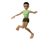 Floating girl