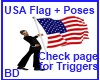 [BD] USA Flag+Poses