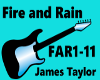 FIRE AND RAIN J. TAYLOR