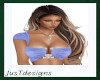 JT Blue Halter Top