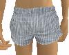 Gray Pinstripe Shorts