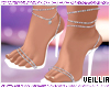 Crystal White Heels
