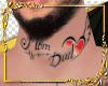 Mom Dad Neck Tattoo