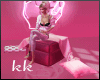 [kk] Pink Neon Stool/Pil