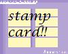 stamp card (not test)