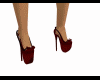 dark red vampire heels
