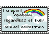 support rainbows