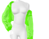 Neon Green Outer Coat