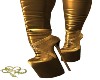 Heartless Gold Boots