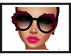 {G} Pink Rose Sunglasses
