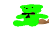 Neon Handheld Bear