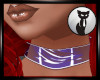 Blue Plastic Choker