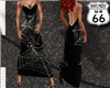 SD Black Silver Web Gown