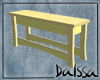 !D! Yellow Wood Table