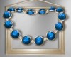 Blue Gold Necklace