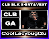CLB BLK SHIRT&VEST