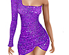 *T* Purple sequin dress
