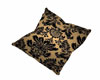 Gold black cuddle pillow