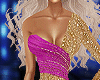 Gold and Pink Pantsuit