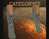 [F5]GREY ANKLE BOOTS