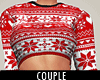 Red Xmas Couple Pajamas