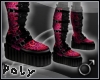 Creeper Boots .m. pink