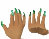 [KC]Green Finger Nails