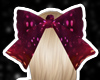 pink/red club bow