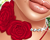 Red Rose Choker