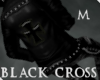 *TY Black Cross Leather