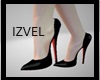 IZV Heels black/red