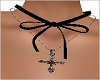 Ribbon n Cross Necklace