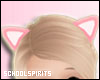 ❥ pink kitty ears