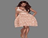 Peach Party Dress