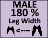Leg Thigh Scaler 180%