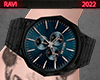 R. Blue Watch Black