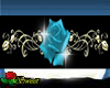 blue flower banner