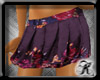 [ks] Flower Skirt Purple
