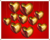 GoldRed Heart Valentine