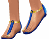 *R Goldie Blue  Sandals