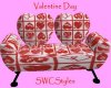 Red&WhiteHearts Sofe