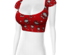 Red HK xmas pj blouse