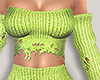 I│Knit Top Lime